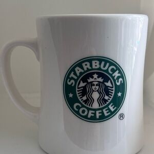 Vintage Starbucks Coffee Tea Spices Mug 16oz Green White Collectors Barista Cup